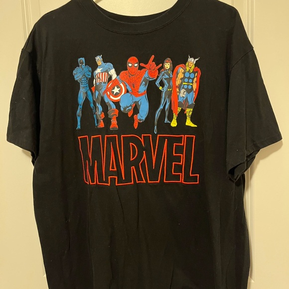 Embroidered Marvel Tee- 2X - Picture 2 of 2